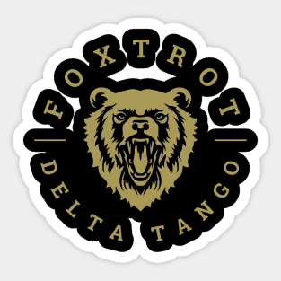 Foxtrot-Delta-Tango Sticker